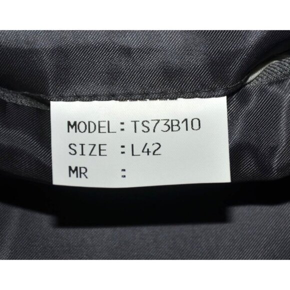 NWT Tasso Elba Blazer Mens 42L Gray Pinstripe Super 110s Wool Suit Jacket Career - Picture 12 of 13